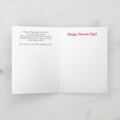 Carte de jour des infirmières Florence Nightingale (Intérieur)