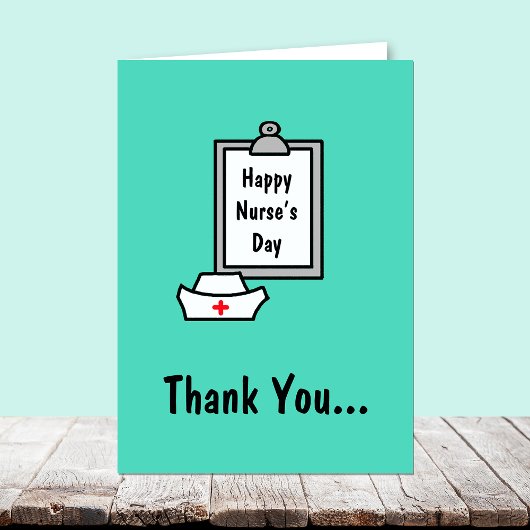 Carte de jour des infirmières — Merci
