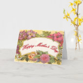 Carte de jour des mères (Fleur jaune)