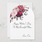 CARTE DE JOUR DES MÈRES (Devant)