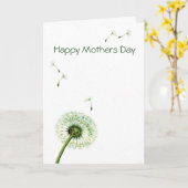 Carte de jour des mères (Fleur jaune)