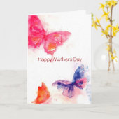 Carte de jour des mères (Fleur jaune)