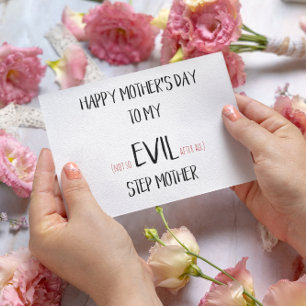 Carte de jour des mères amusantes - Step Mom