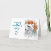Carte de jour des mères Chat perse (Dos)