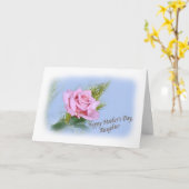 Carte de jour des mères de fille (Fleur jaune)