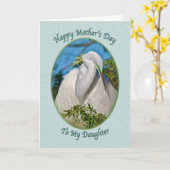 Carte de jour des mères de fille (Fleur jaune)