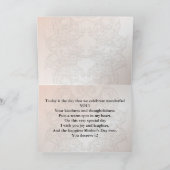 Carte de Jour des Mères des jonquilles d'or pour g (Intérieur)