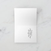 Carte de jour des mères florales de chat personnal (Intérieur)