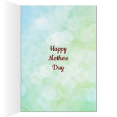 Carte de jour des mères personnalisées (Intérieur (Droit))