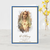 Carte de jour des mères religieuses catholiques Vi (Fleur jaune)