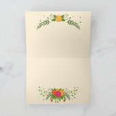 Carte de jour des mères Roses de couleur rouge et  (Intérieur)