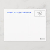 Carte de Jour des Morts (Dos)