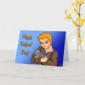 Carte de jour des pères (Fleur jaune)