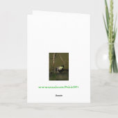 Carte de jour des pères de grenouilles amusantes (Dos)