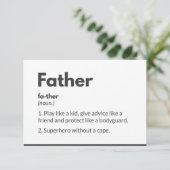 Carte de jour des pères de super-héros Moderne (Debout devant)