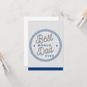 Carte de jour des pères Stepfather, Grey Meilleur  (Devant/Arrière en situation)