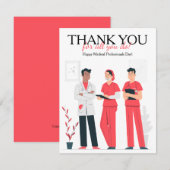 Carte de jour des professionnels de la santé (Devant / Derrière)