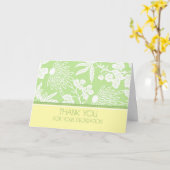 Carte de jour des professionnels de l'administrati (Fleur jaune)