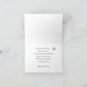 Carte de jour d'infirmières -- Floral (Intérieur)