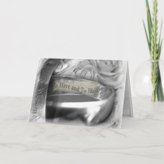 Carte de jour du mariage (Devant)