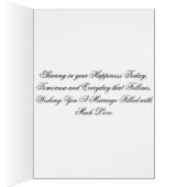 carte de jour du mariage (Intérieur (Droit))