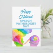 Carte de jour du Pathologiste de la parole nationa (Debout devant)