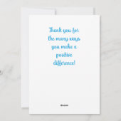 Carte de jour du Pathologiste de la parole nationa (Dos)