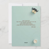 Carte de jour du père moderne et élégant - Message (Dos)