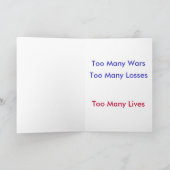 Carte de JOUR DU SOUVENIR (Intérieur)