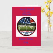 Carte de JOUR DU SOUVENIR (Fleur jaune)