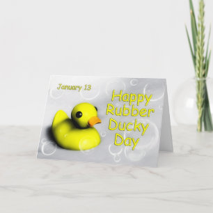 Carte de jour en caoutchouc Ducky ~ 13 janvier
