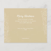 Carte de jour férié pliée de couronne budgétaire d (Dos)