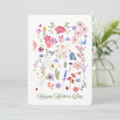 Carte de jour Fleur Fleur Far (Debout devant)