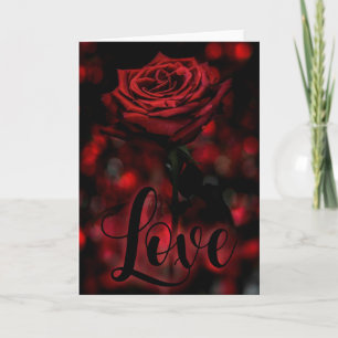 Carte de jour gothique Valentines