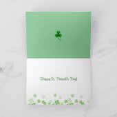 Carte de jour Jack Russell Terrier St. Patrick (Intérieur)