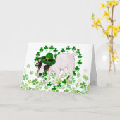 Carte de jour Jack Russell Terrier St. Patrick (Fleur jaune)