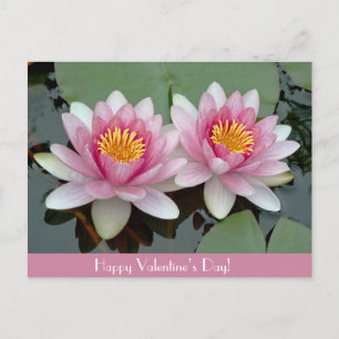 Carte de jour Lotus Valentive, Nénuphar flottant r