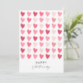 Carte de jour Love Heart Valentines (Debout devant)