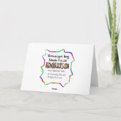 Carte de jour Love Math Valentines (Dos)