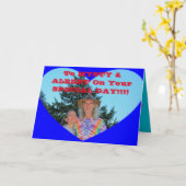 CARTE DE JOUR MARIAGE (Fleur jaune)