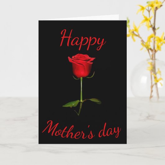 Carte de jour mère (Fleur jaune)