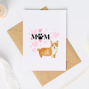 Carte de jour mère de chien