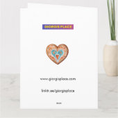 Carte de jour personnalisée Valentines (Dos)