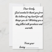 carte de jour pour femmes (Dos)