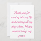 carte de jour pour femmes (Dos)