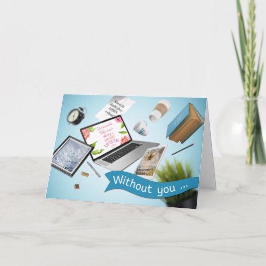 Carte de jour pour les administrateurs amusants - (Devant)