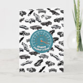 Carte de jour pour père de voiture classique (Devant)