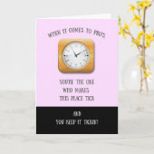 Carte de jour professionnelle administrative (Fleur jaune)