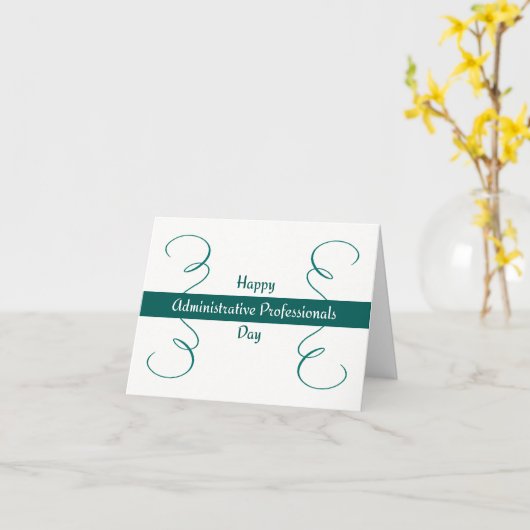 Carte de jour professionnelle administrative (Fleur jaune)