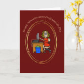 Carte de jour professionnelle administrative (Fleur jaune)